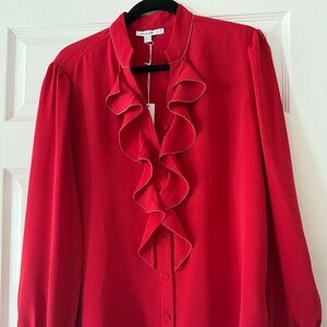 Chicos Ruffle Blouse